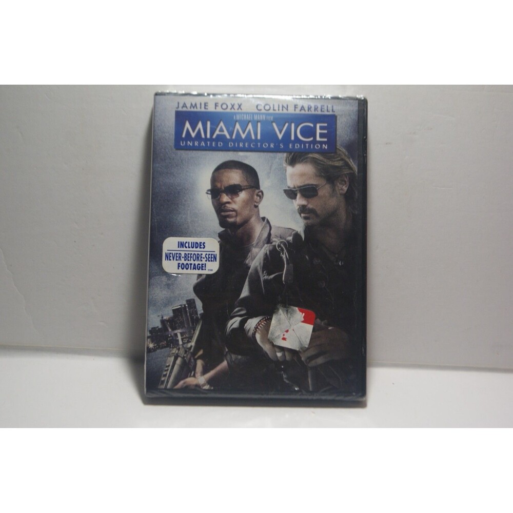 NEW Miami Vice DVD Sealed Jamie Foxx Colin Farrell 2006 Cop Genre